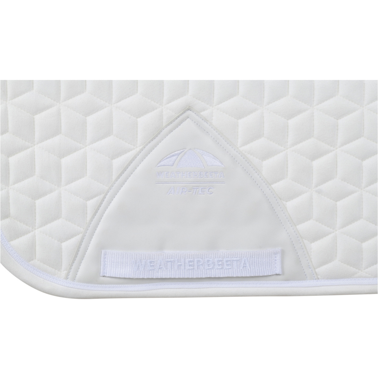 2026 WeatherBeeta Suede Elite Air-Tec Dressage Saddle Pad 1030346 - White